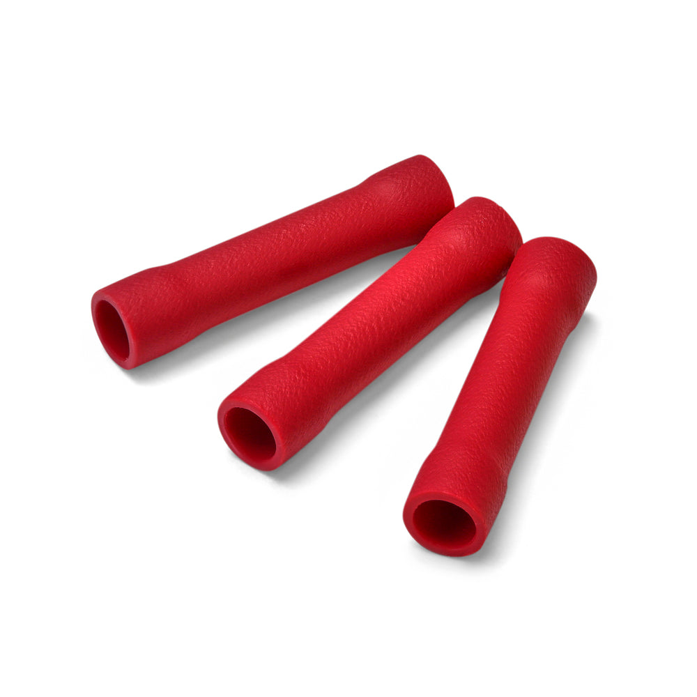 Conectores a tope rojos - Paquete de 100