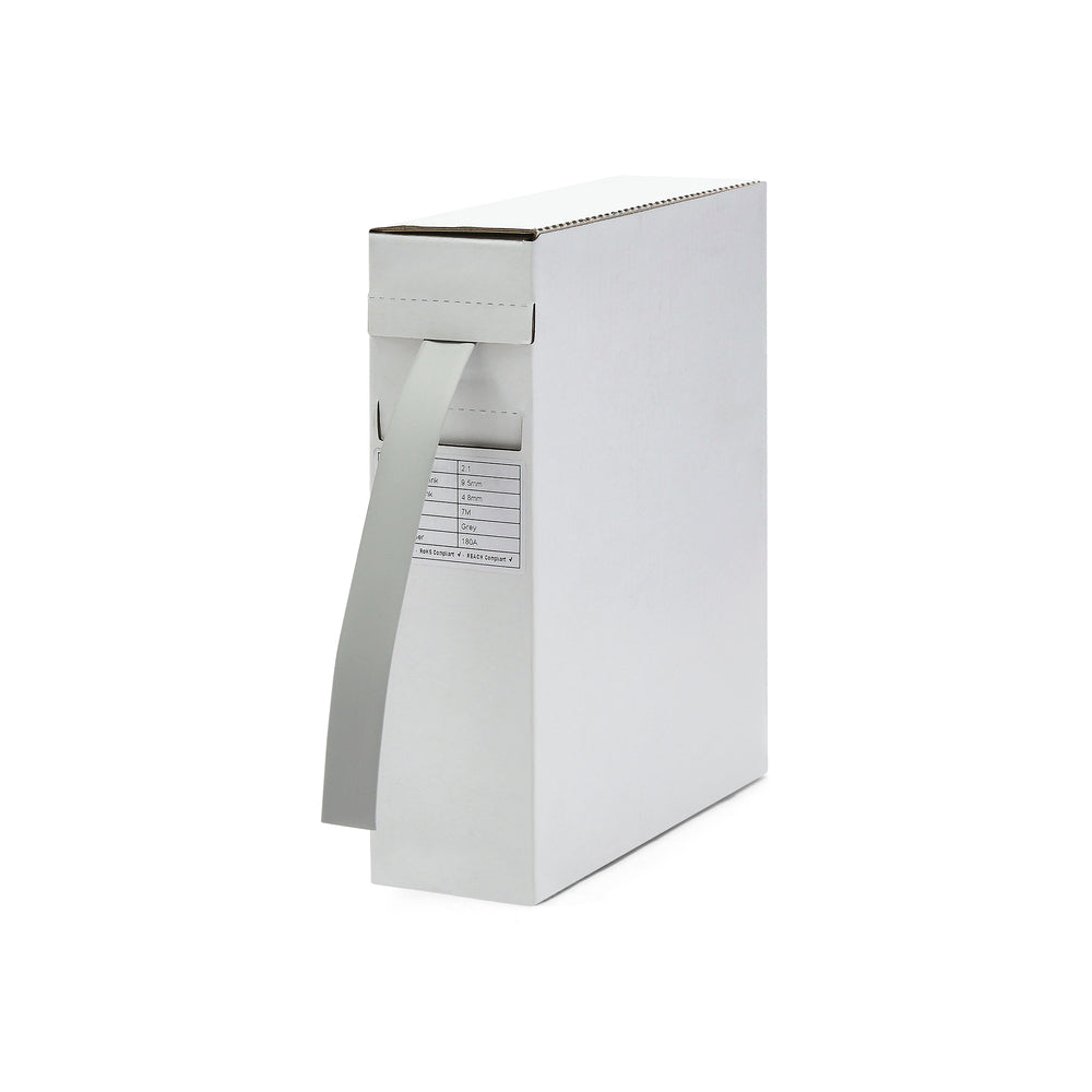 Tubi termorestringenti grigi a parete singola 2:1 - Scatola dispenser