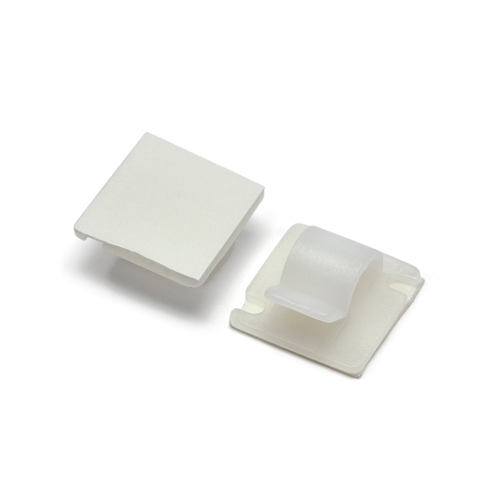 Pinzas autoadhesivas para cables - Paquete de 100