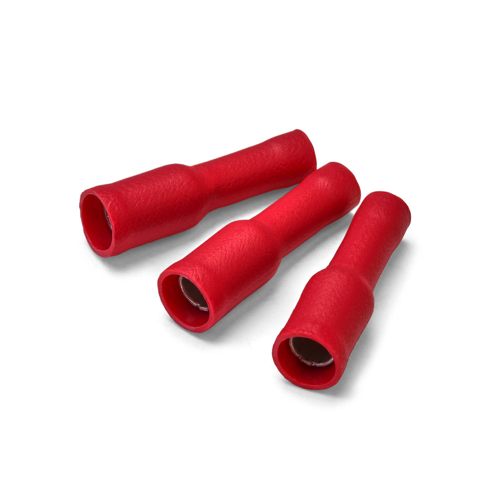 Terminal rojo hembra de 4 mm - Paquete de 100