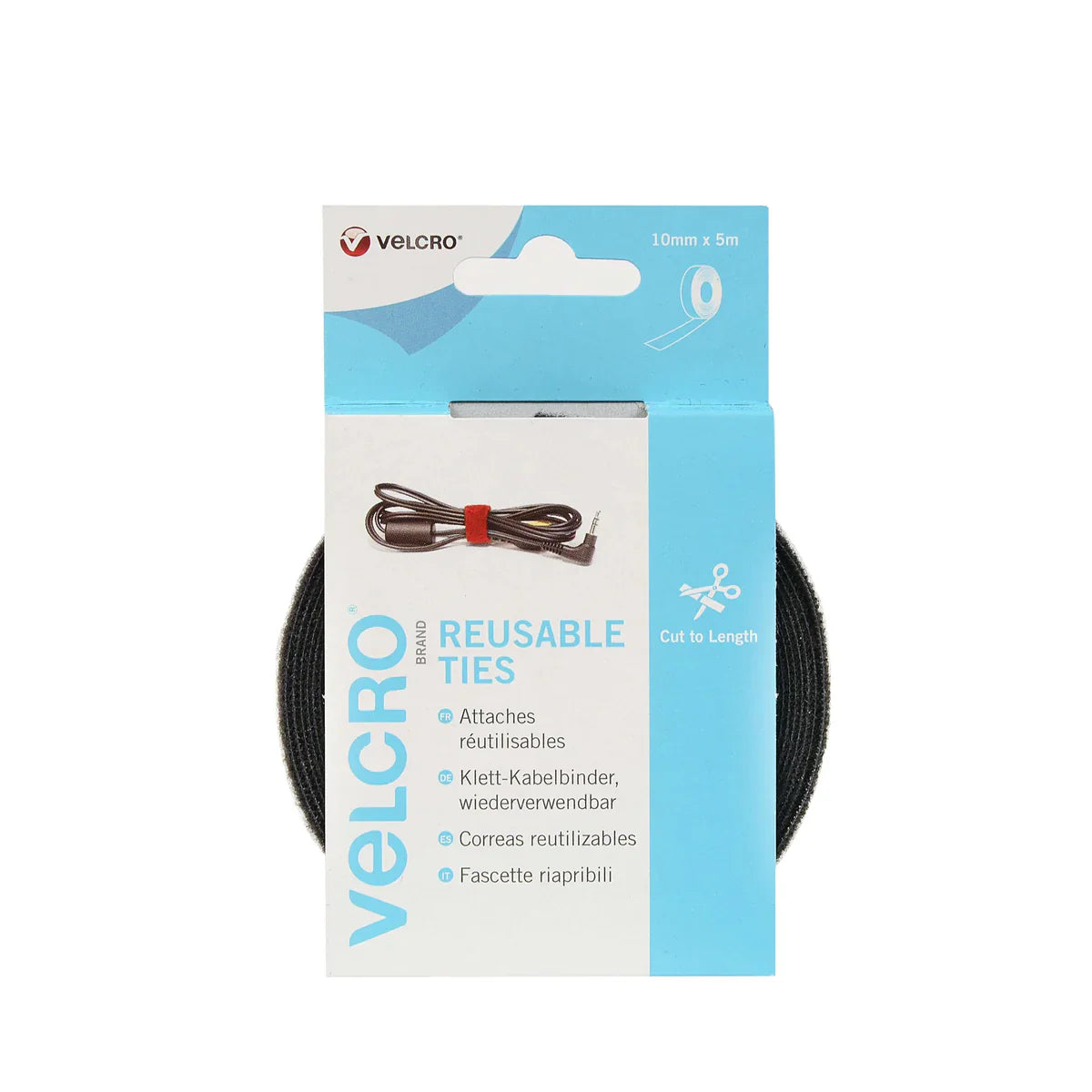 VELCRO® Marke ONE-WRAP® Band, 10mm - 30mm Breite - 5m Rolle