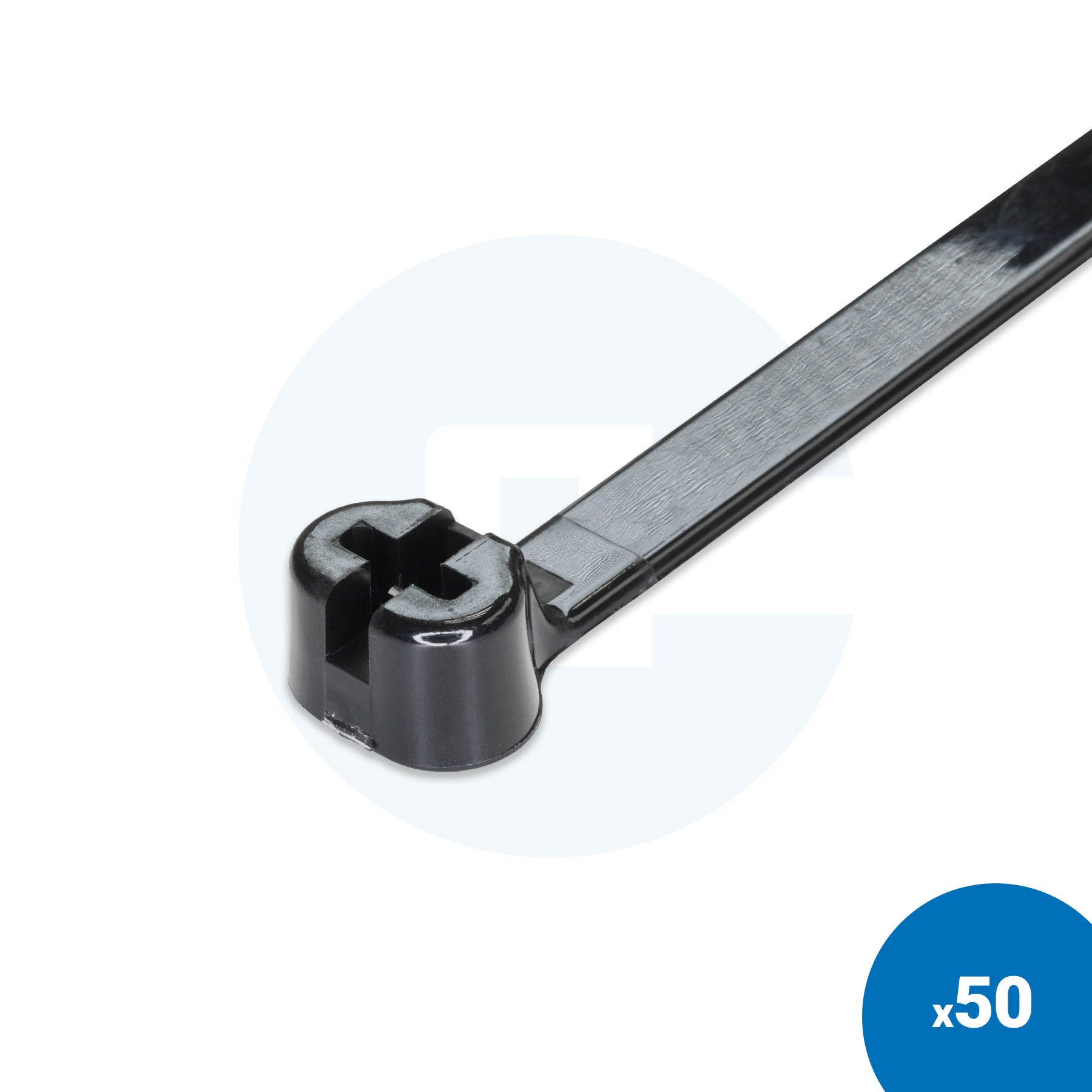 Fascette con denti in metallo - Confezione da 100/50