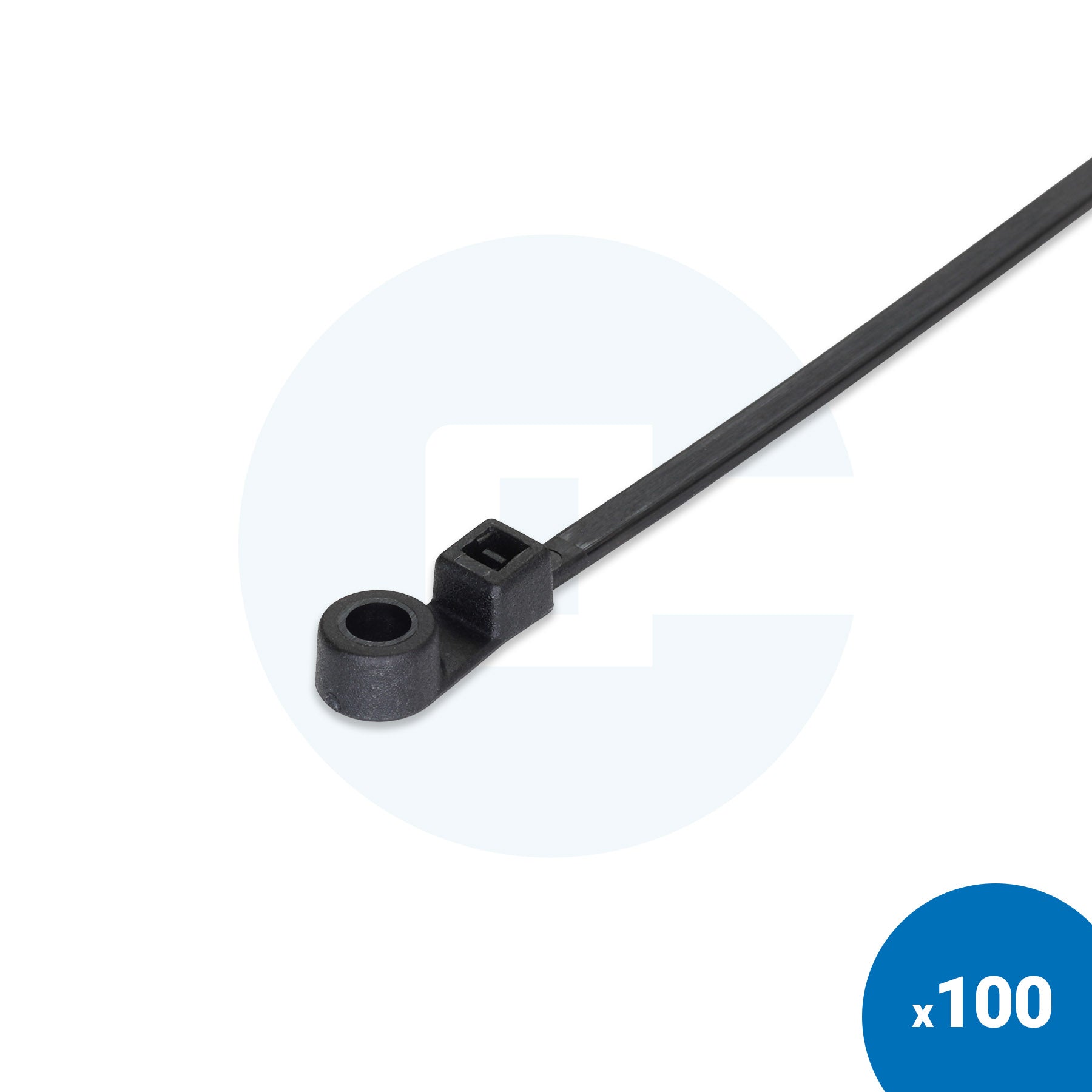 Fascette in nylon per montaggio a vite - Confezione da 100