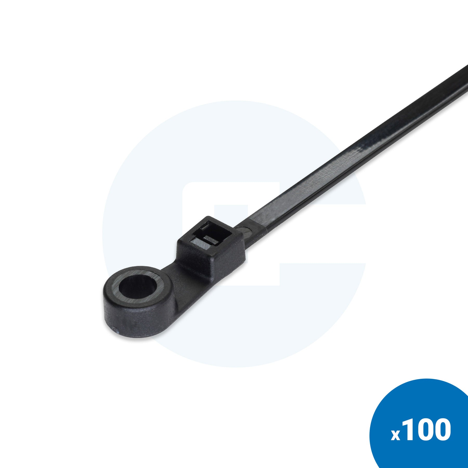 Fascette in nylon per montaggio a vite - Confezione da 100