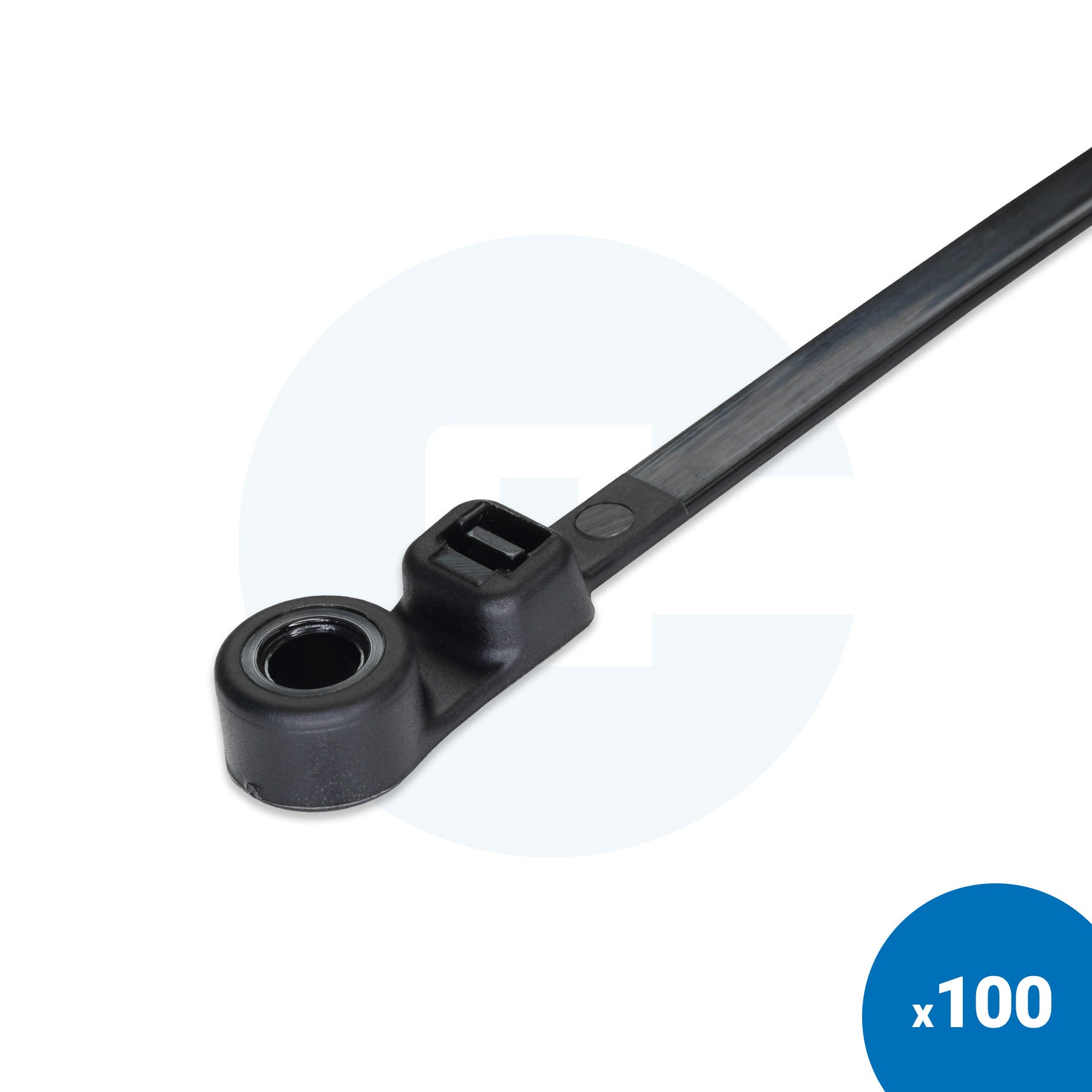 Fascette in nylon per montaggio a vite - Confezione da 100