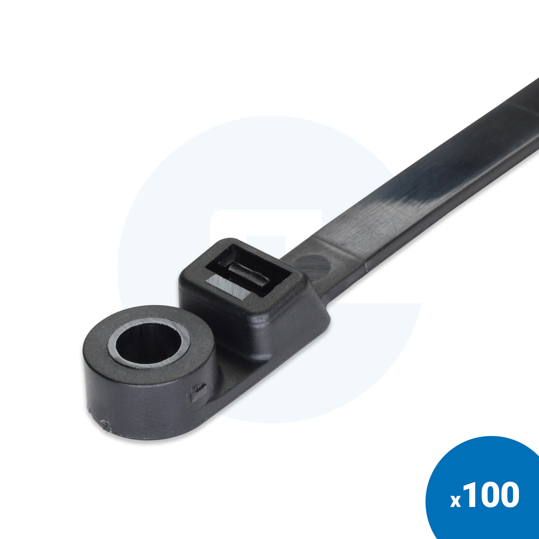 Fascette in nylon per montaggio a vite - Confezione da 100