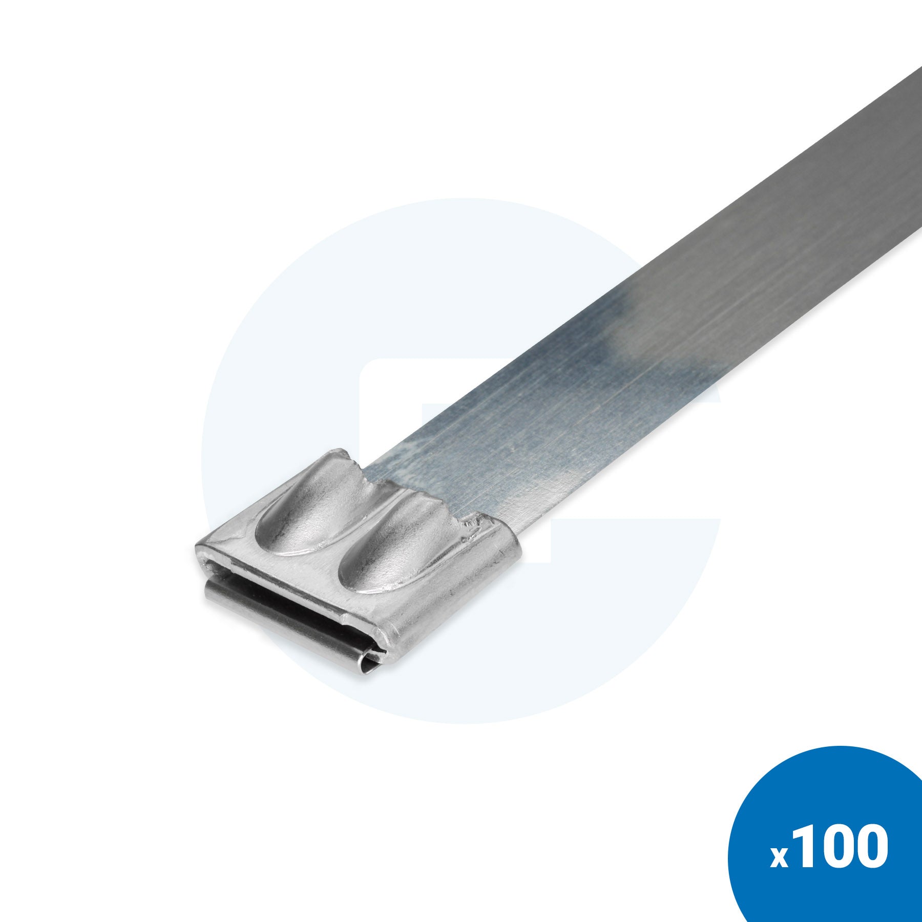 Fascette in acciaio inox - Confezione da 100