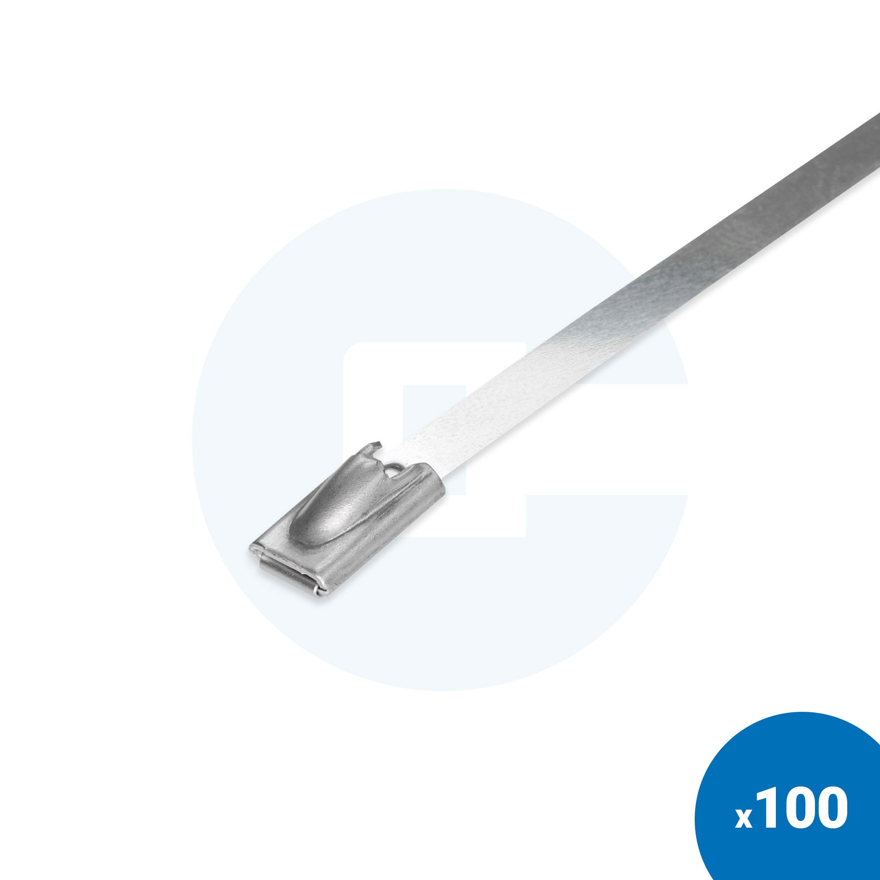 Fascette in acciaio inox - Confezione da 100