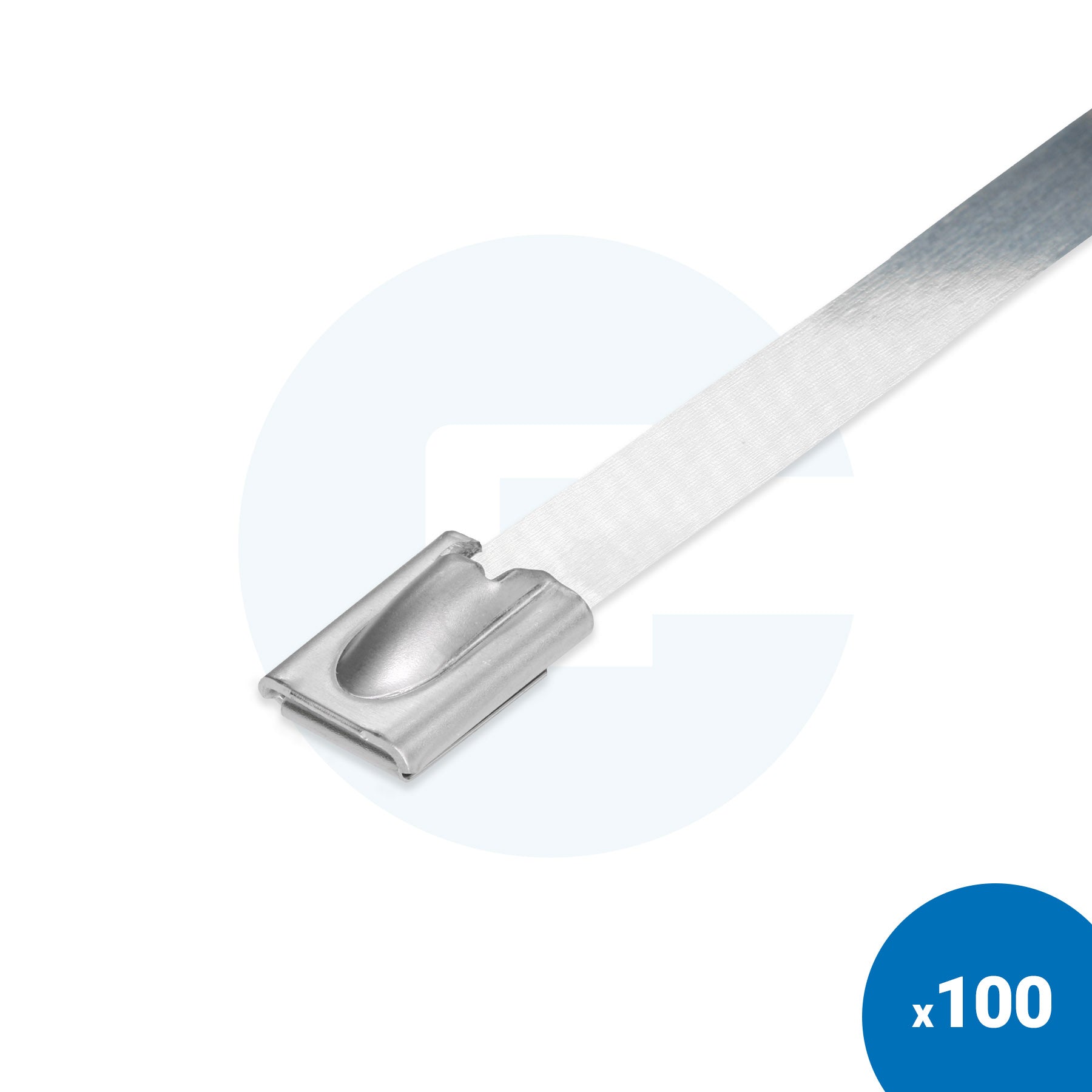 Fascette in acciaio inox - Confezione da 100