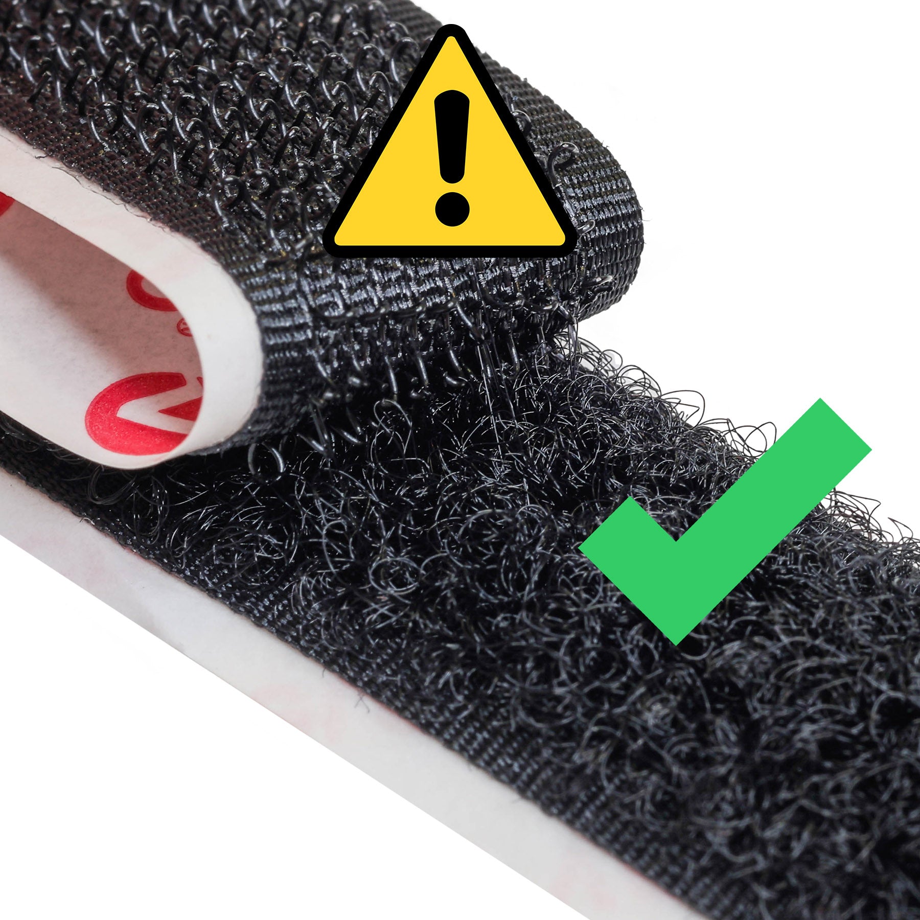 VELCRO® Self-Adhesive Loop Tape - 25 m Roll