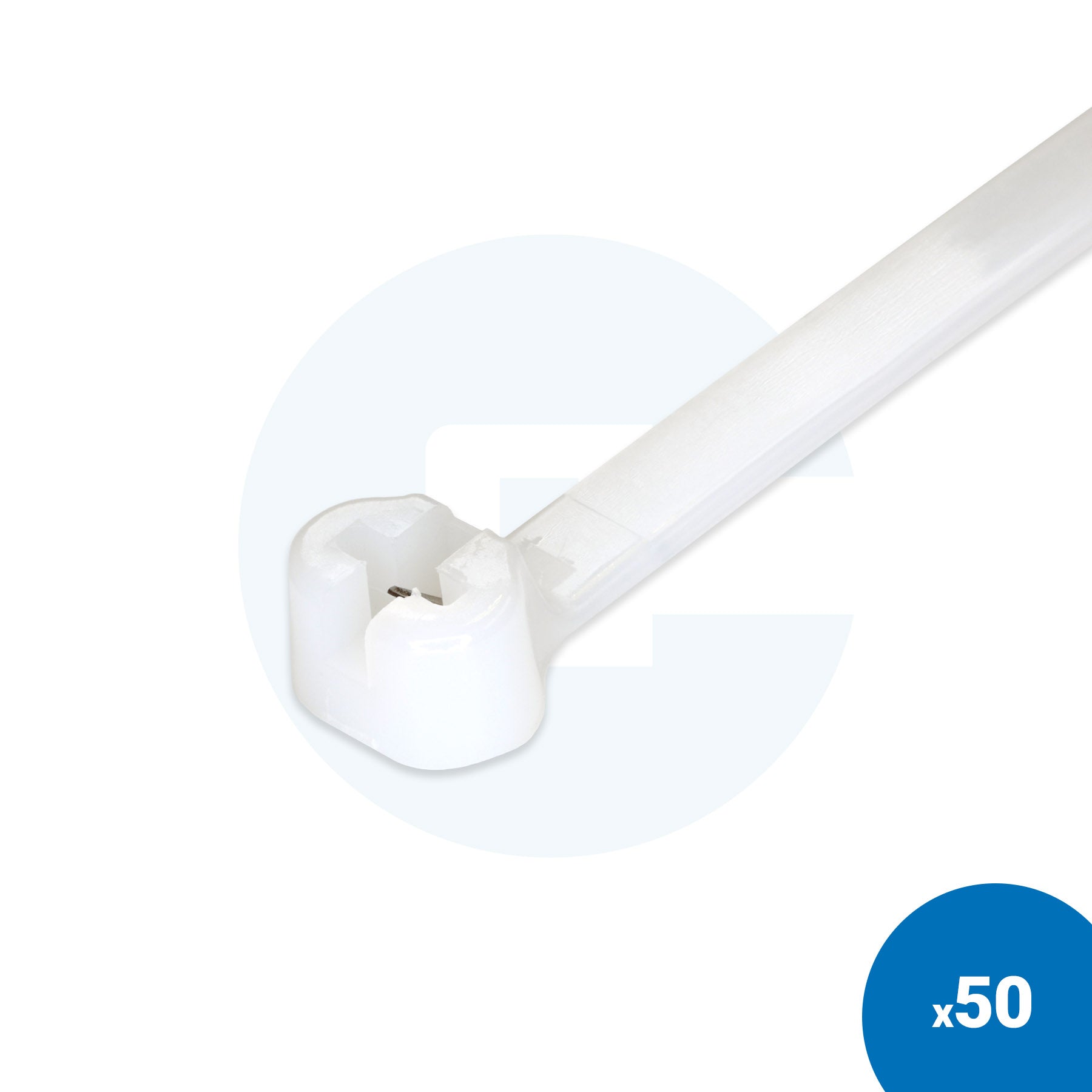 Fascette con denti in metallo - Confezione da 100/50