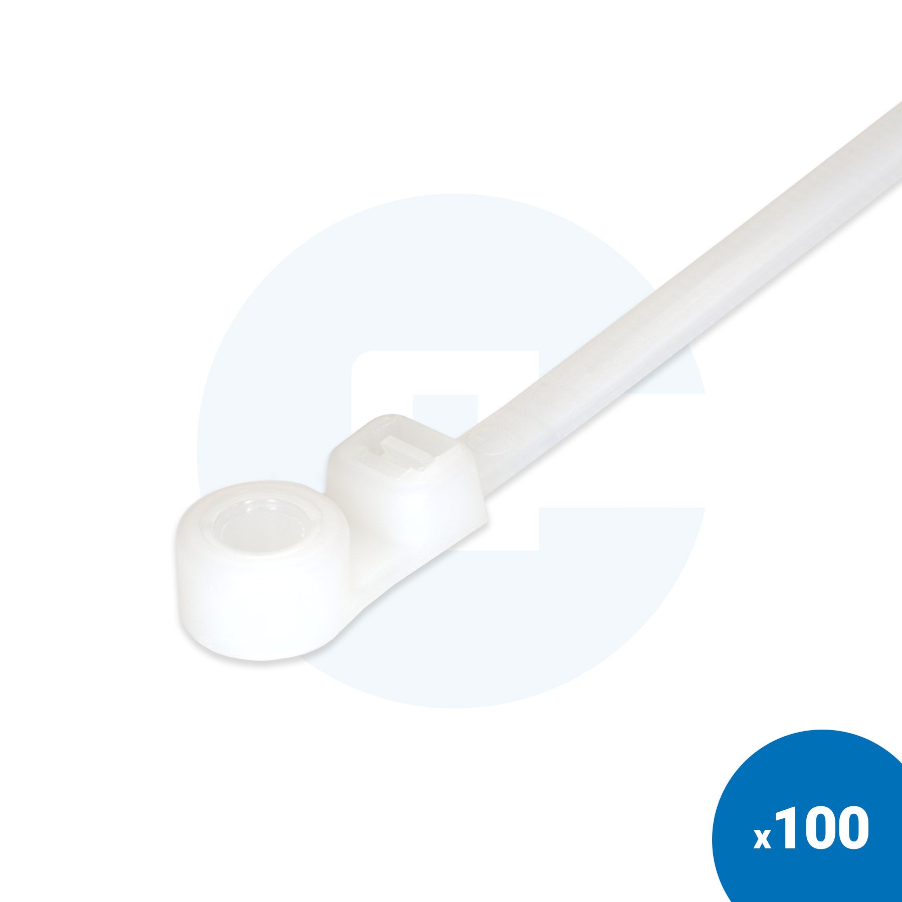 Fascette in nylon per montaggio a vite - Confezione da 100