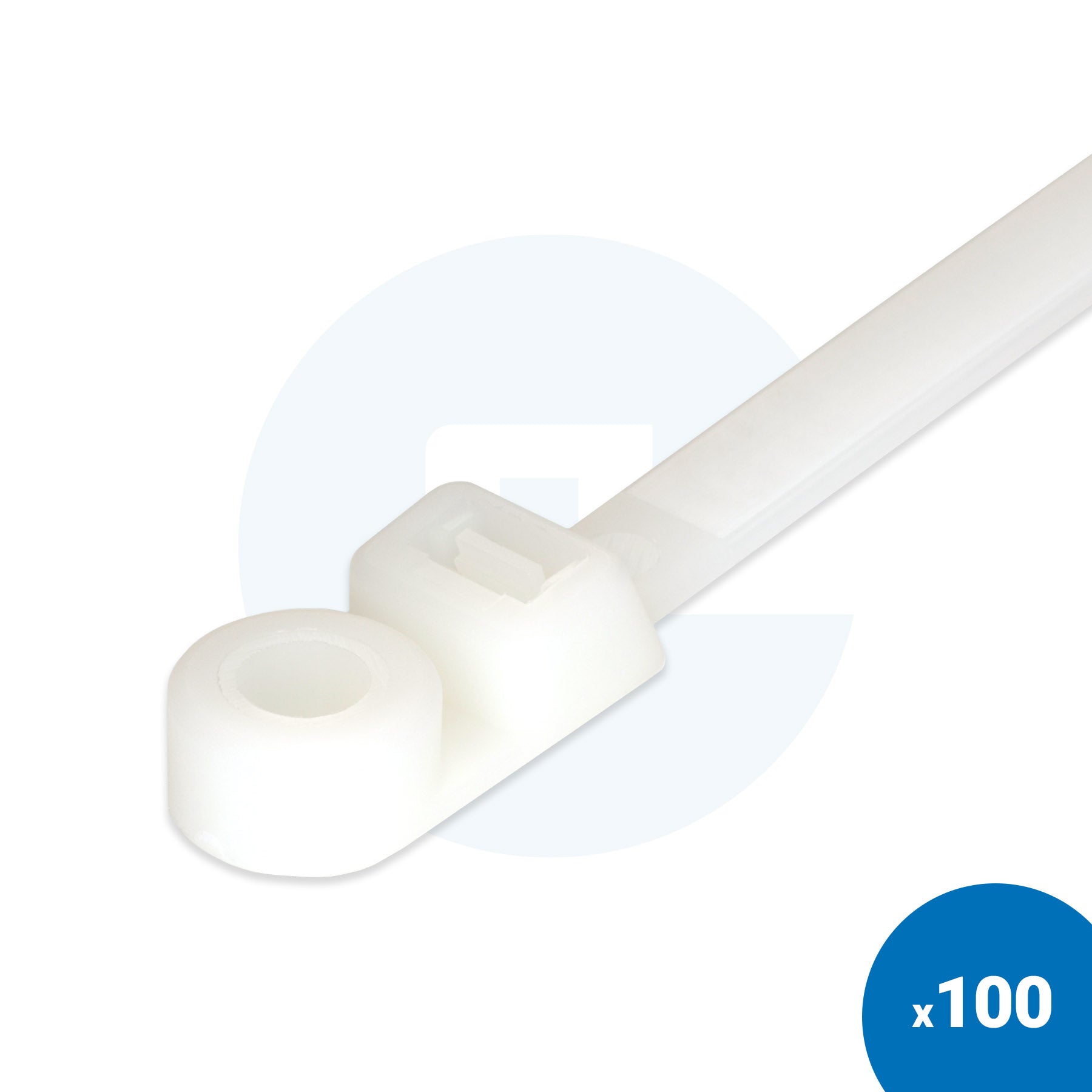 Fascette in nylon per montaggio a vite - Confezione da 100