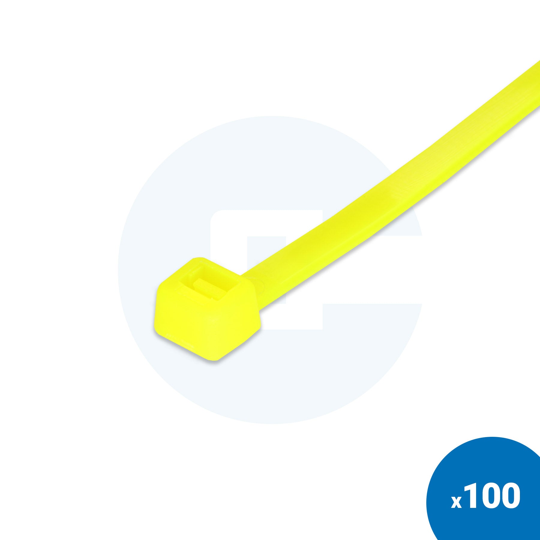 Fascette gialle neon - Confezione da 100