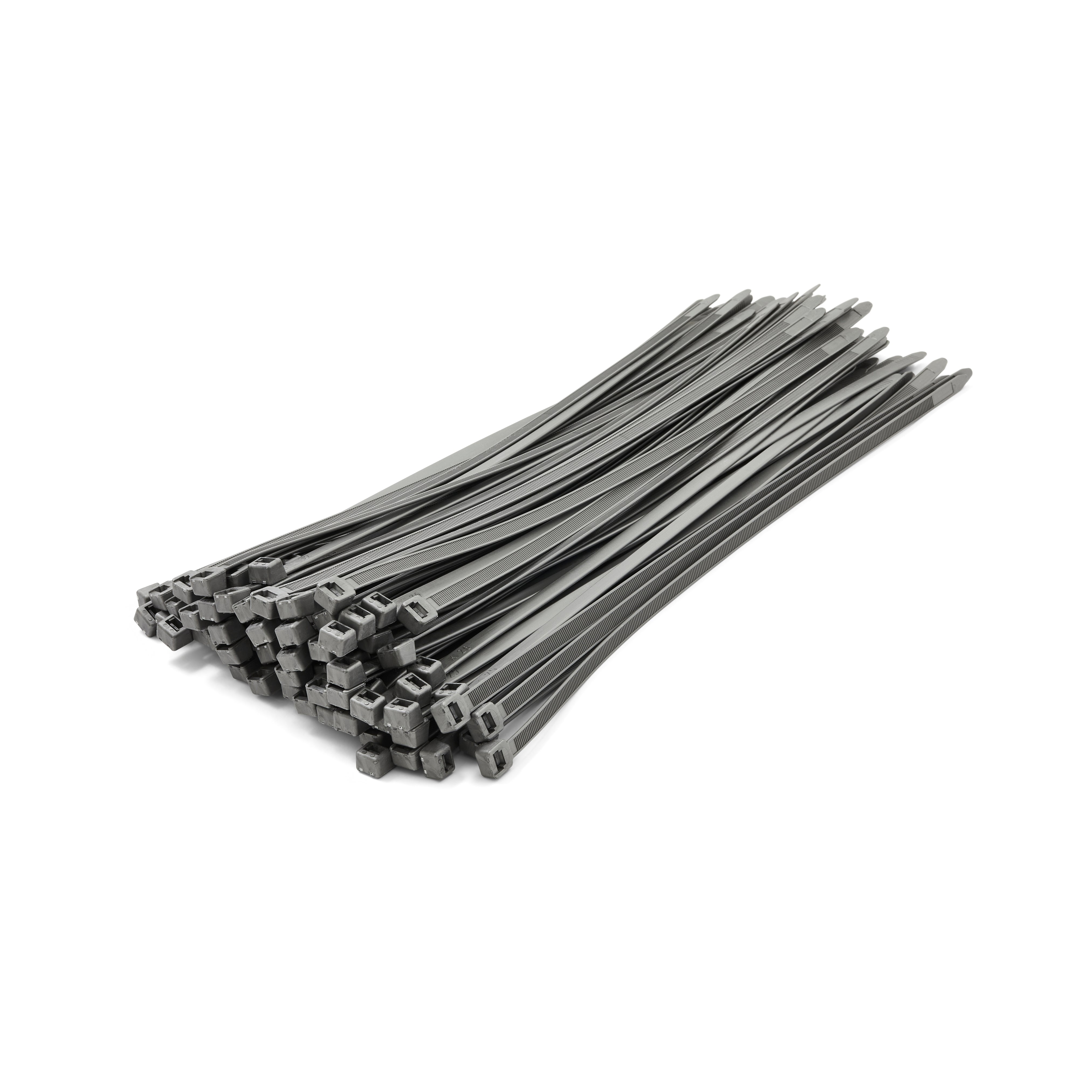 Grey Cable Ties - Pack of 100