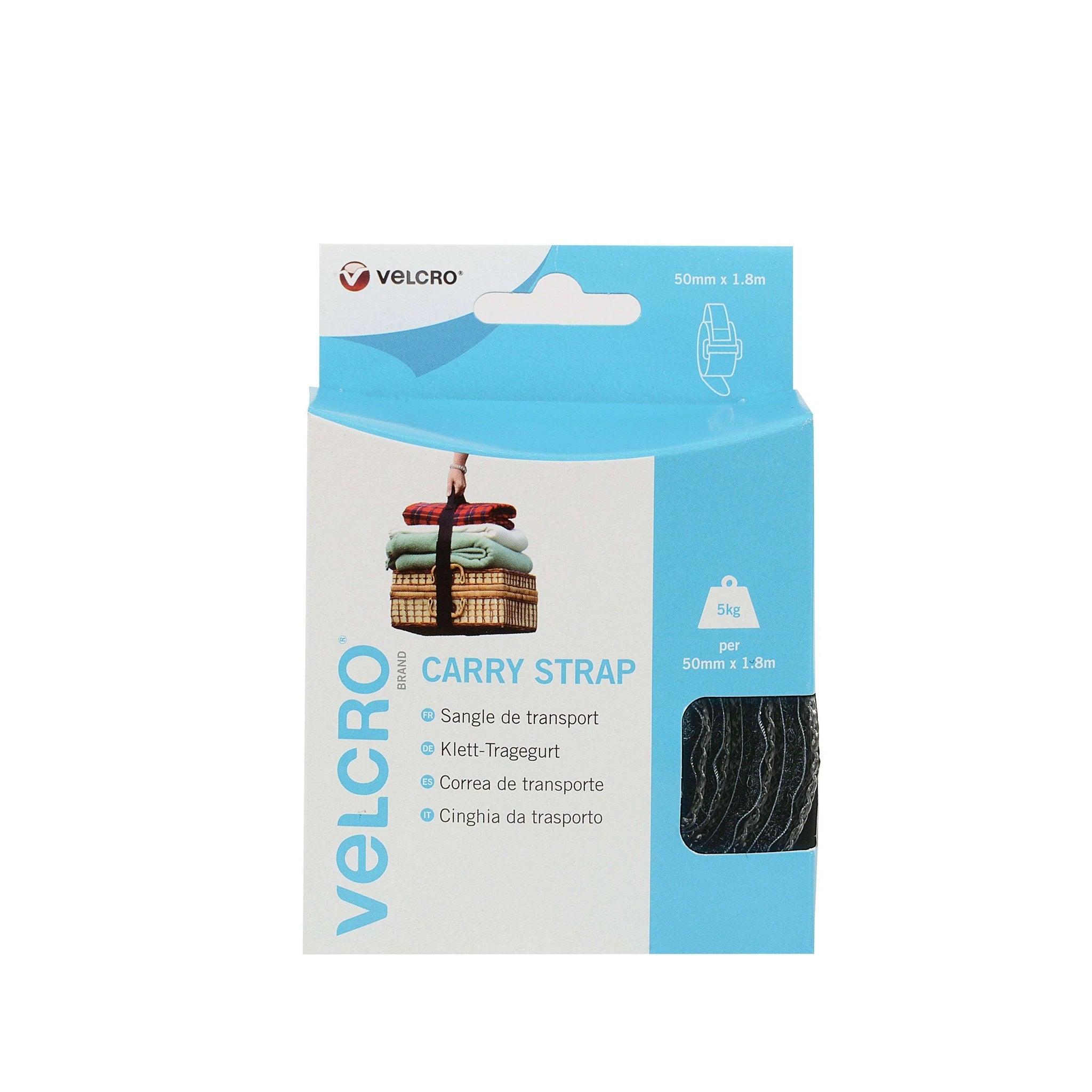 VELCRO® Carry Strap - Noir - 50 mm x 1,8 m