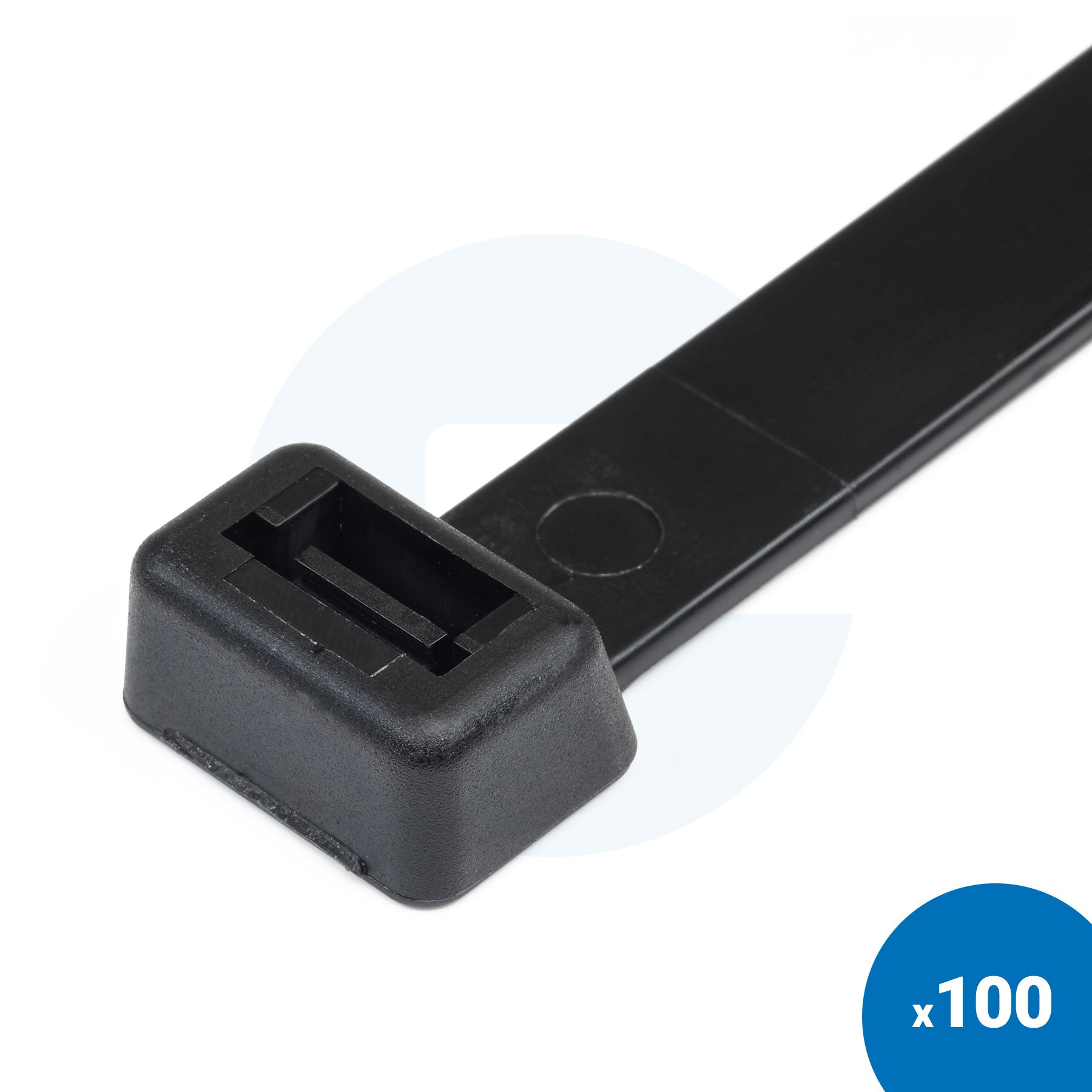 Zwarte kabelbinders - Pak van 100