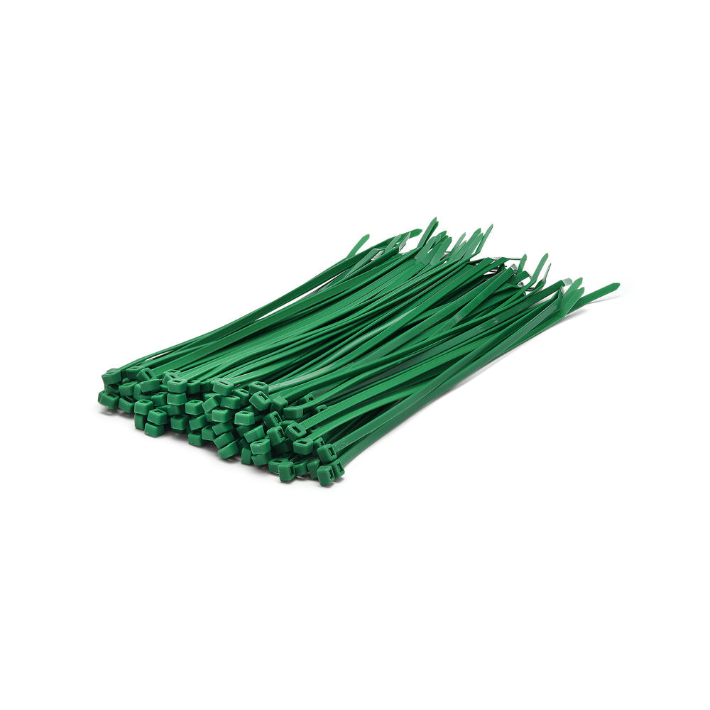 Green Cable Ties - Pack of 100