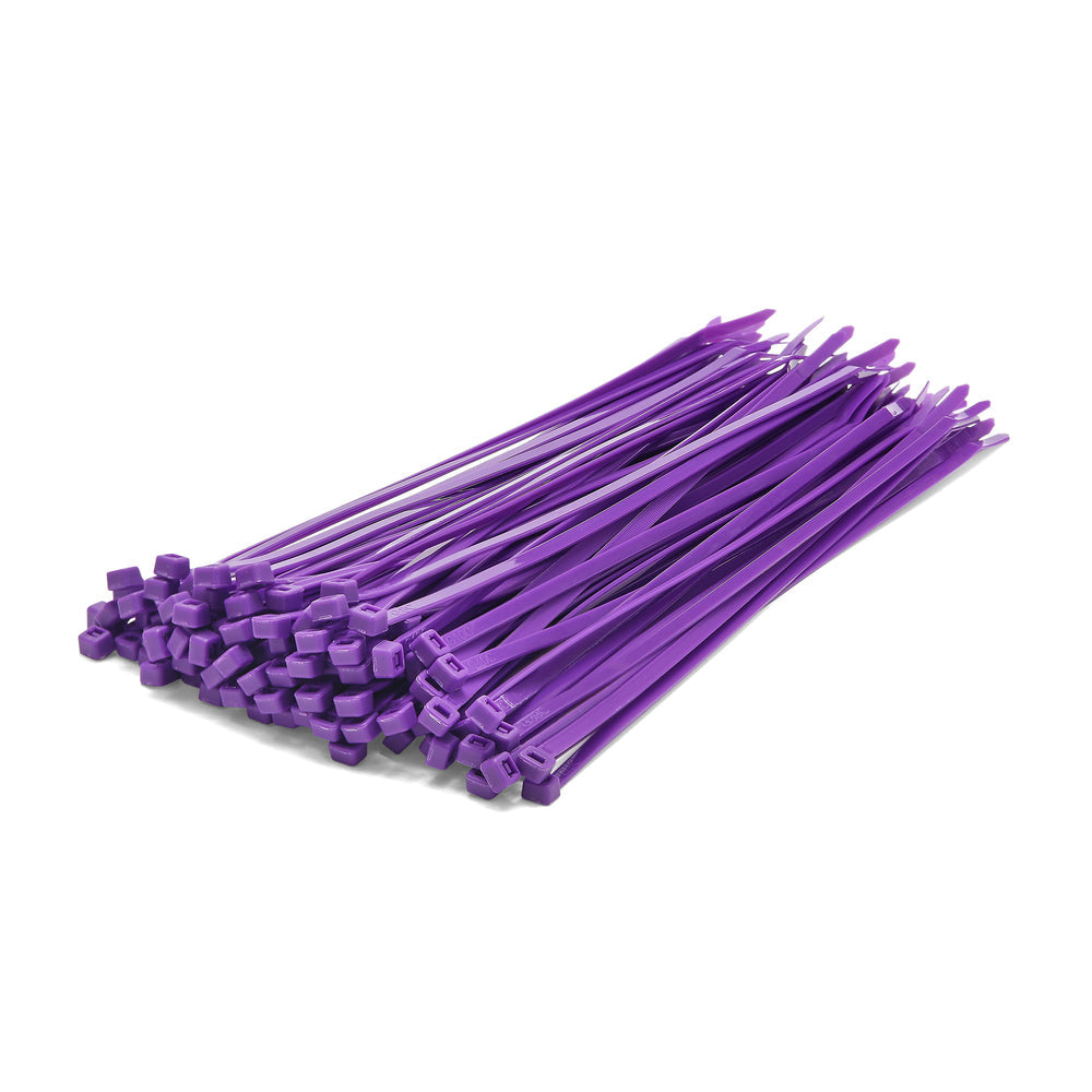 Purple Cable Ties - Pack of 100