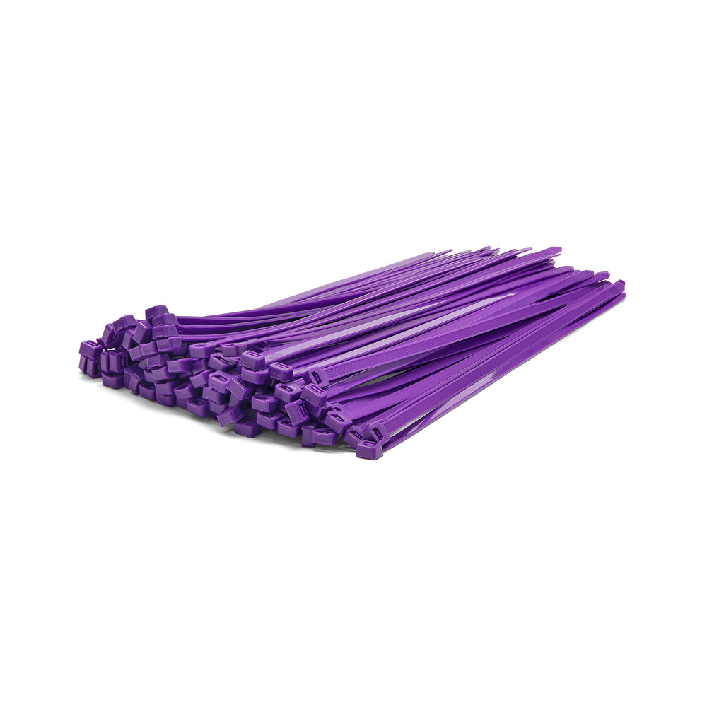 Purple Cable Ties - Pack of 100