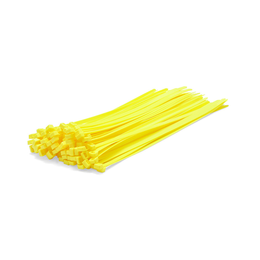 Neon Yellow Cable Ties - Pack of 100