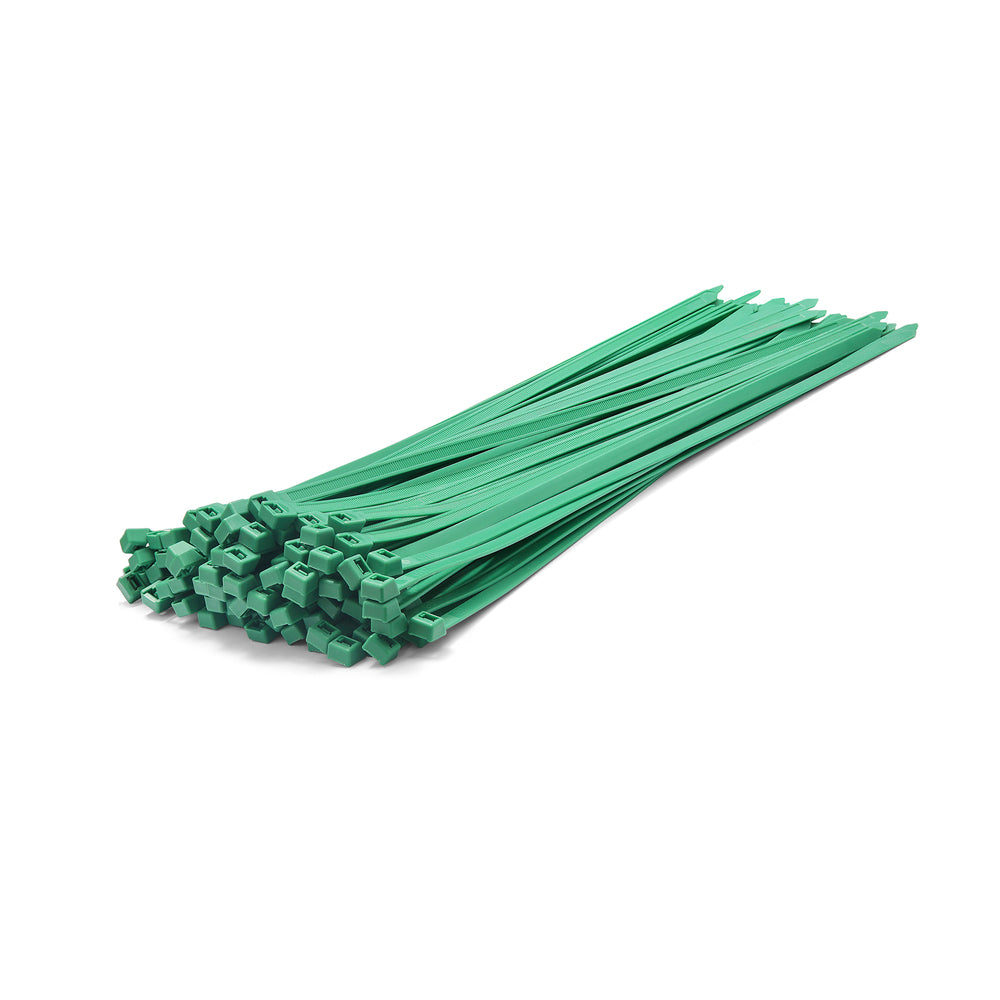 Green Cable Ties - Pack of 100