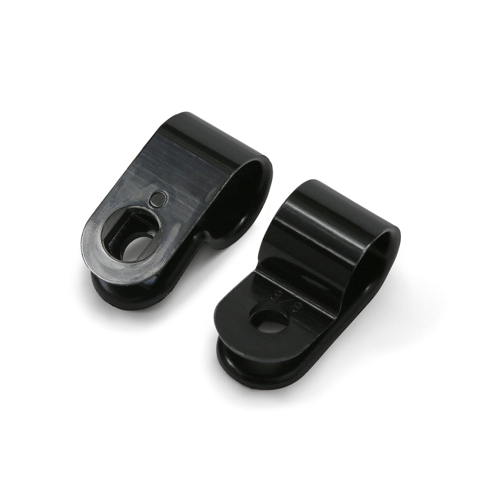 Nylon P-Clips - Förpackning med 100 st