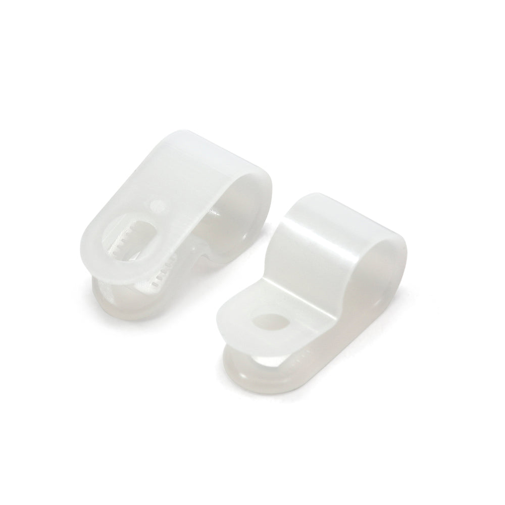 Nylon P-Clips - 100 kpl