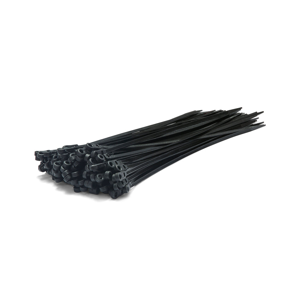 Screw Mount Nylon Cable Ties - Pack of 100