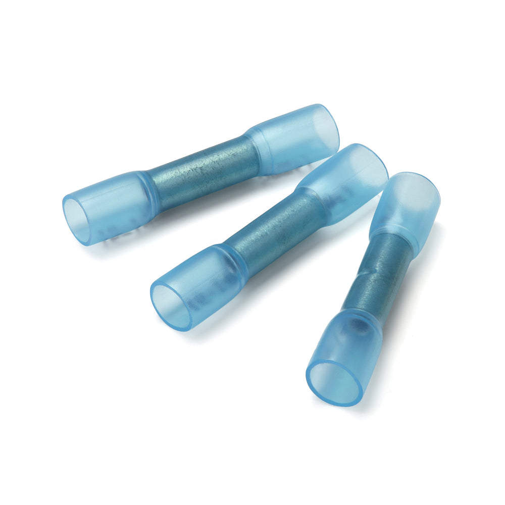 Blue Heat Shrink Butt Connectors - Pack of 100