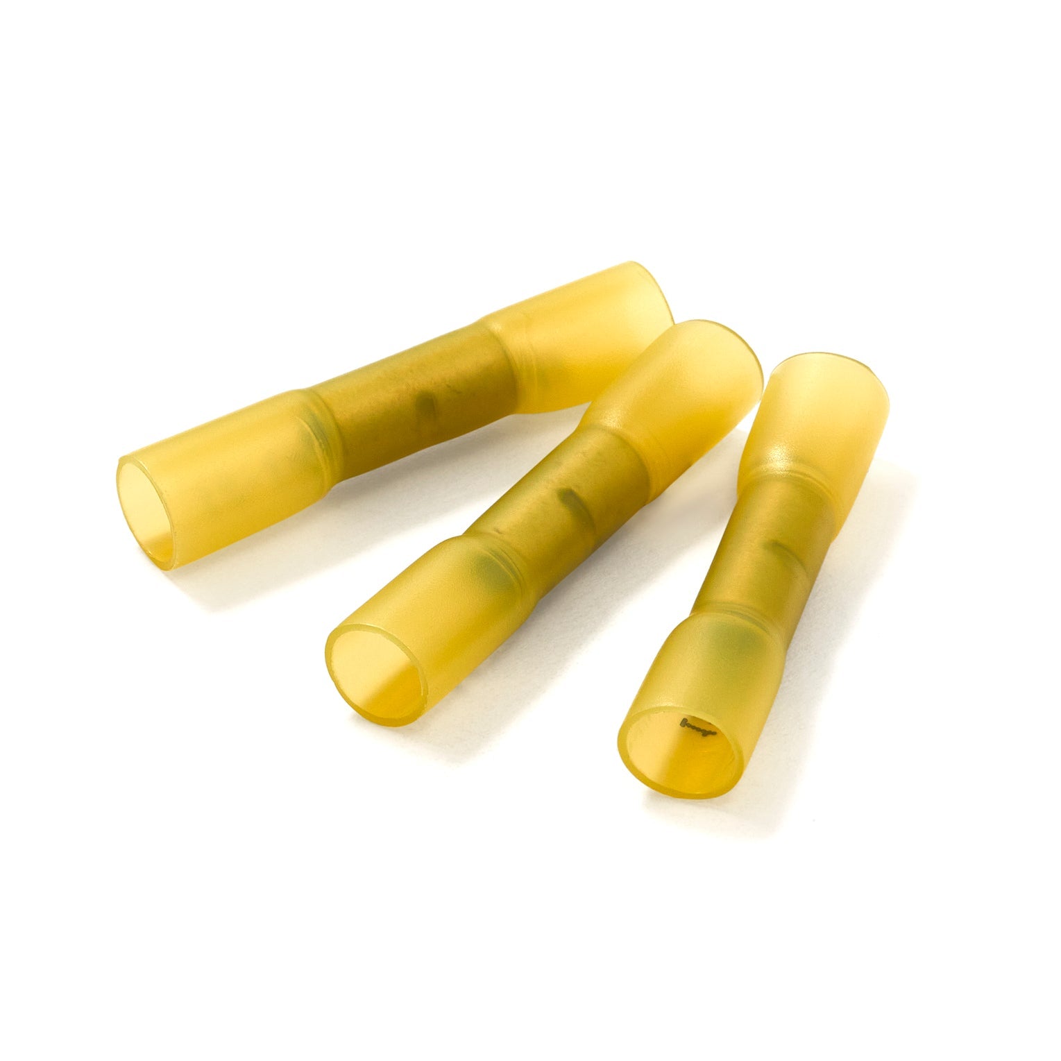 Yellow Heat Shrink Butt Connectors - Pack of 100