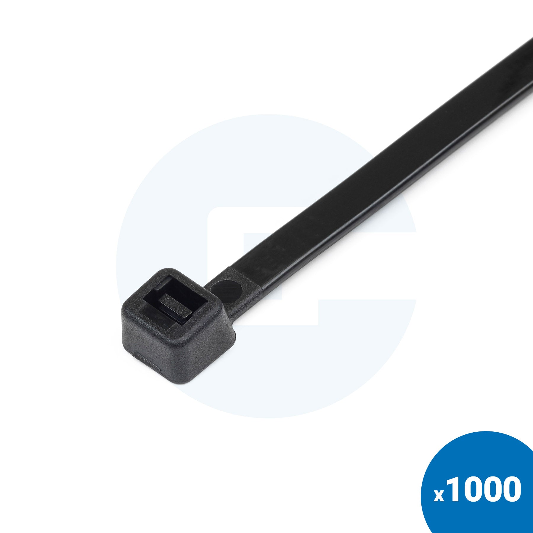 Colliers de serrage noirs - Paquet de 1000
