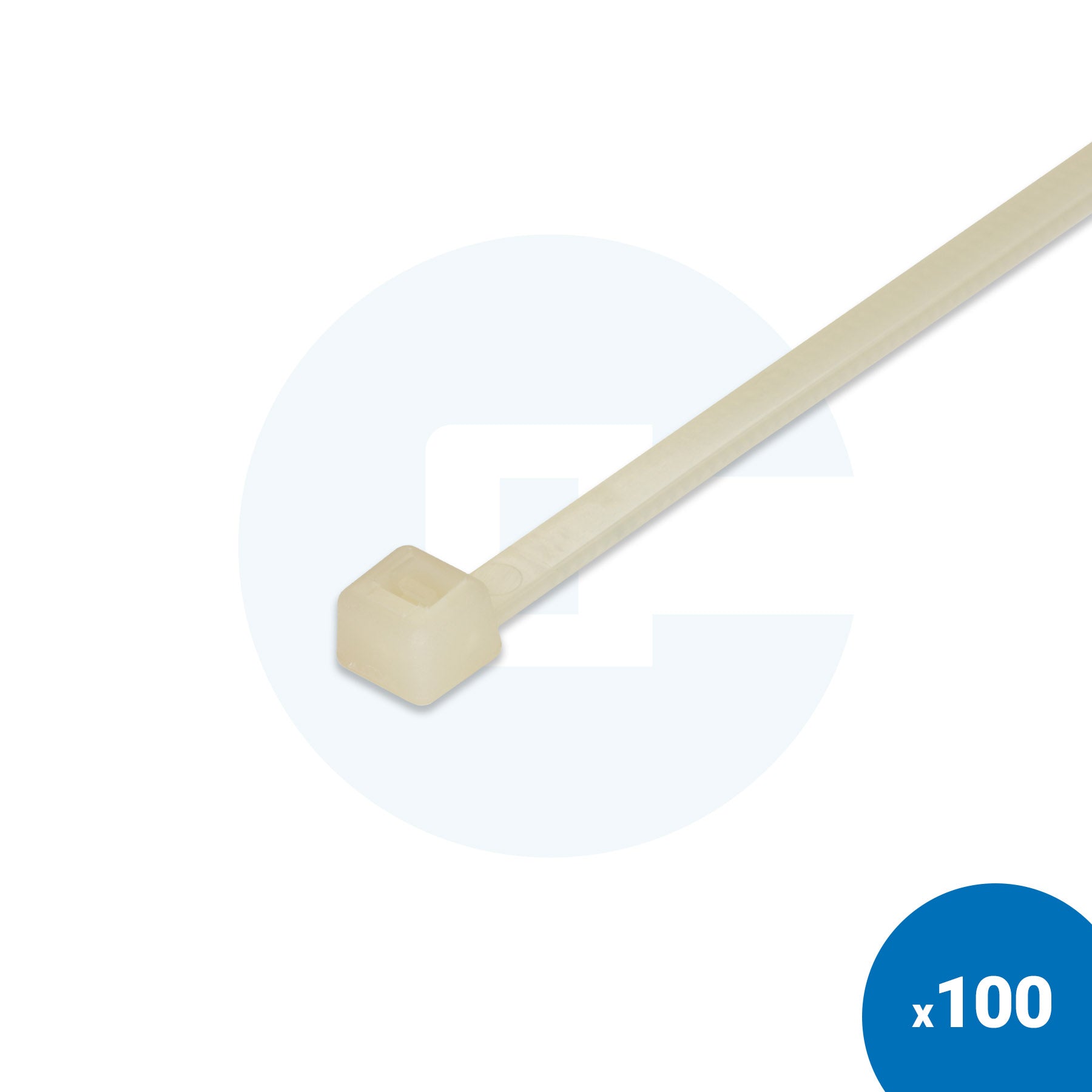 Kabelové stahovací pásky odolné vůči teplu a UV záření – balení 100 ks