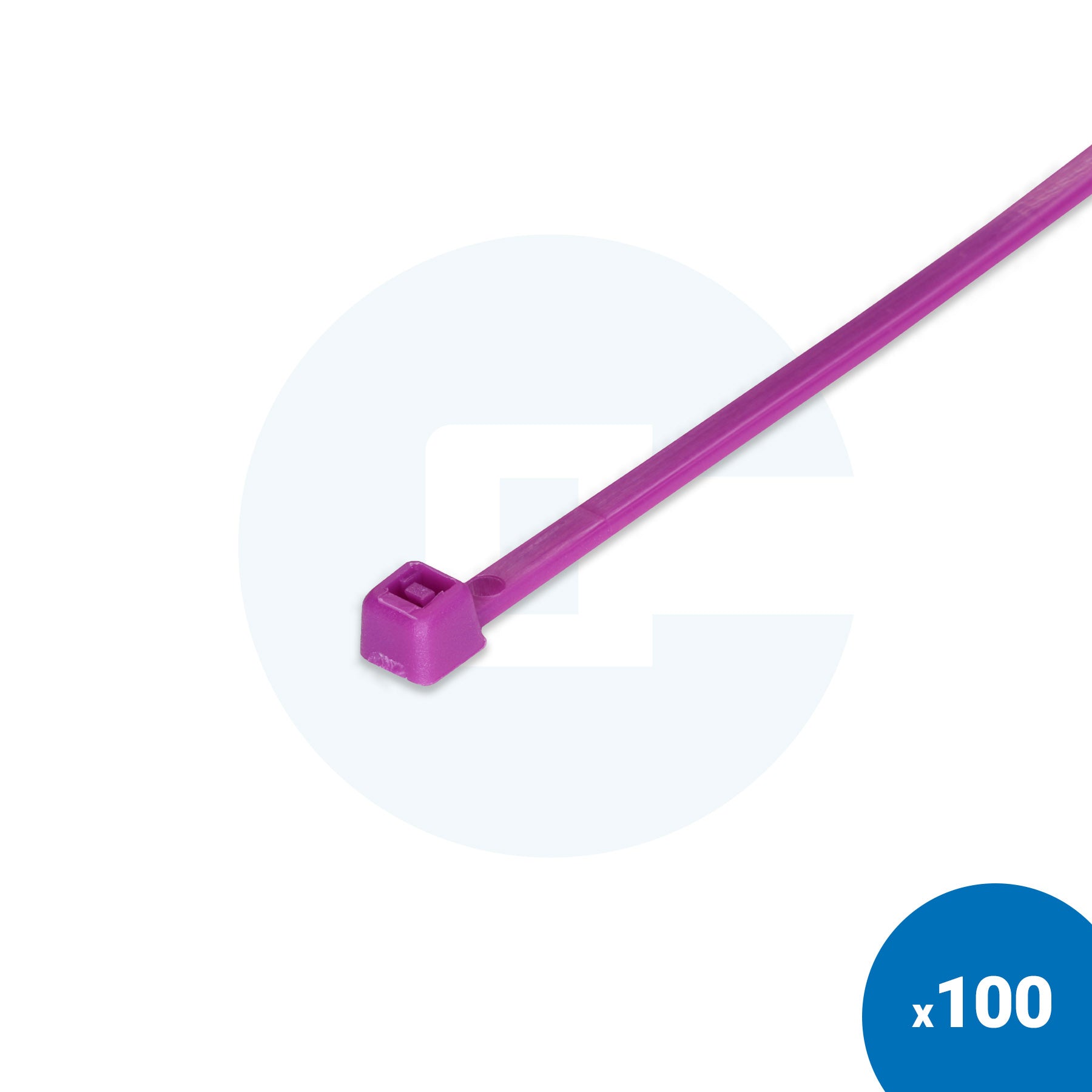 Fascette viola - Confezione da 100