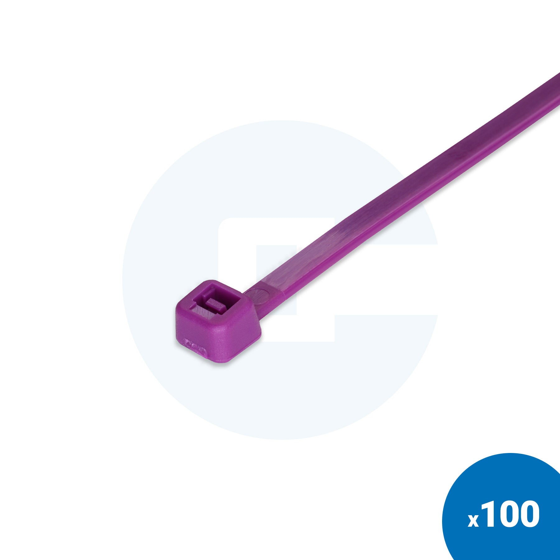 Fascette viola - Confezione da 100