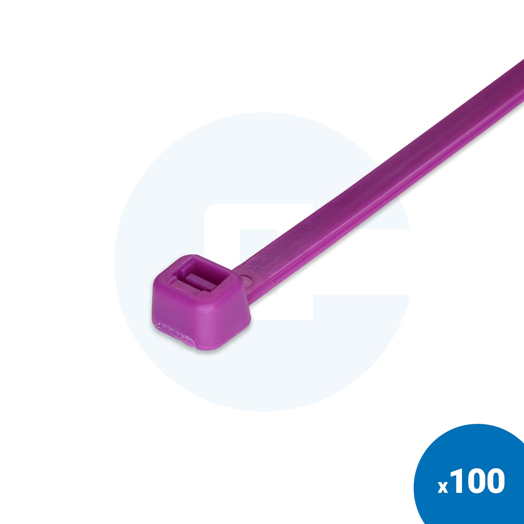 Fascette viola - Confezione da 100