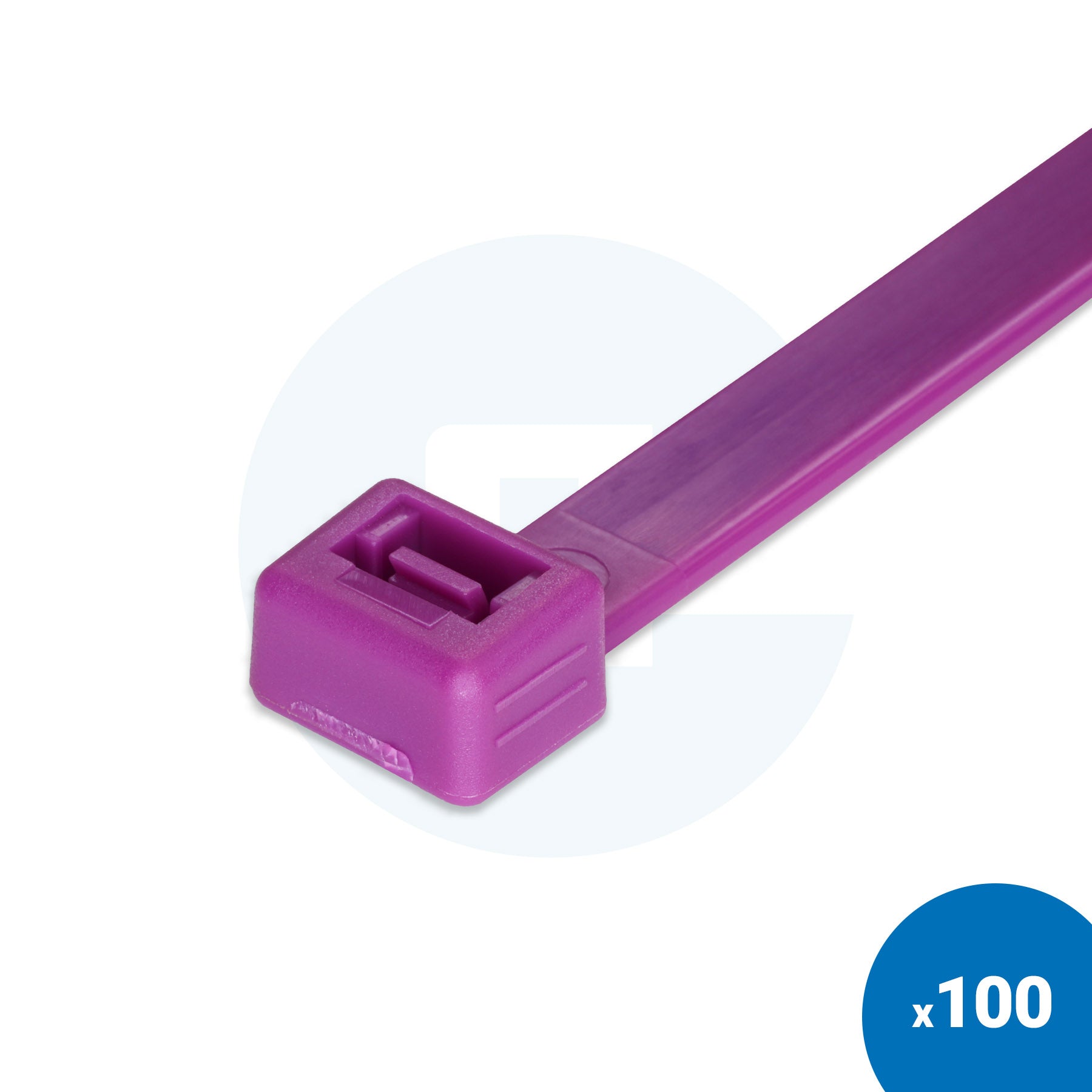 Fascette viola - Confezione da 100