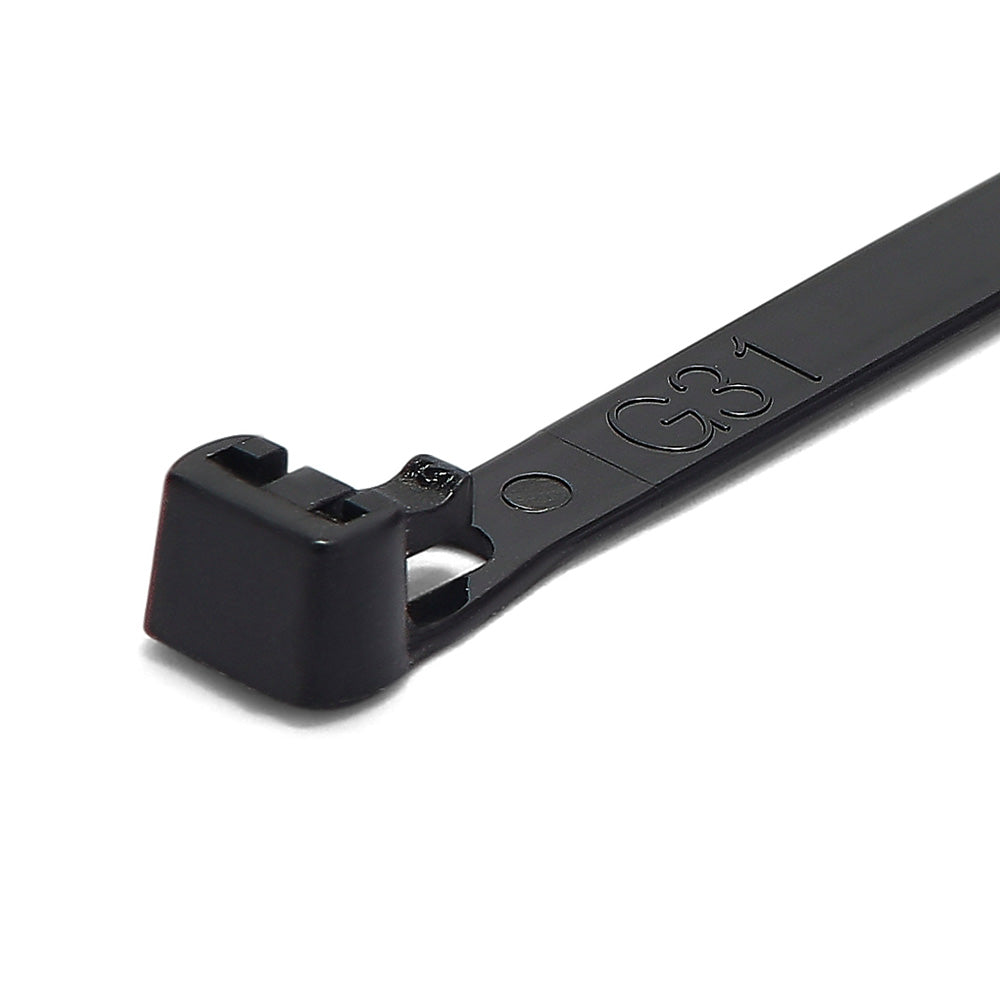 Black Reusable Cable Ties - Pack of 100