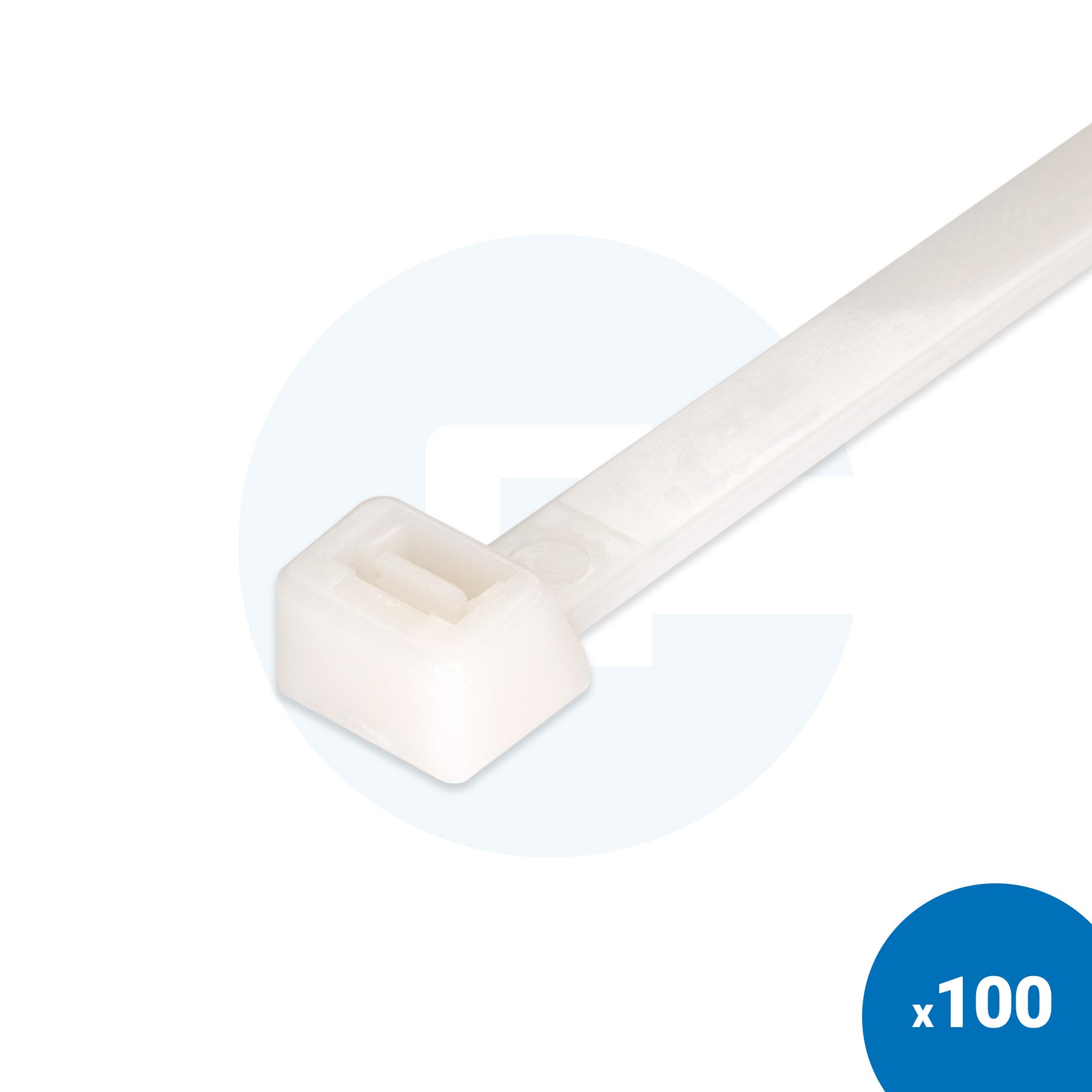 UL94-V0 Self-Extinguishing Cable Ties - Pack of 100 - Professional