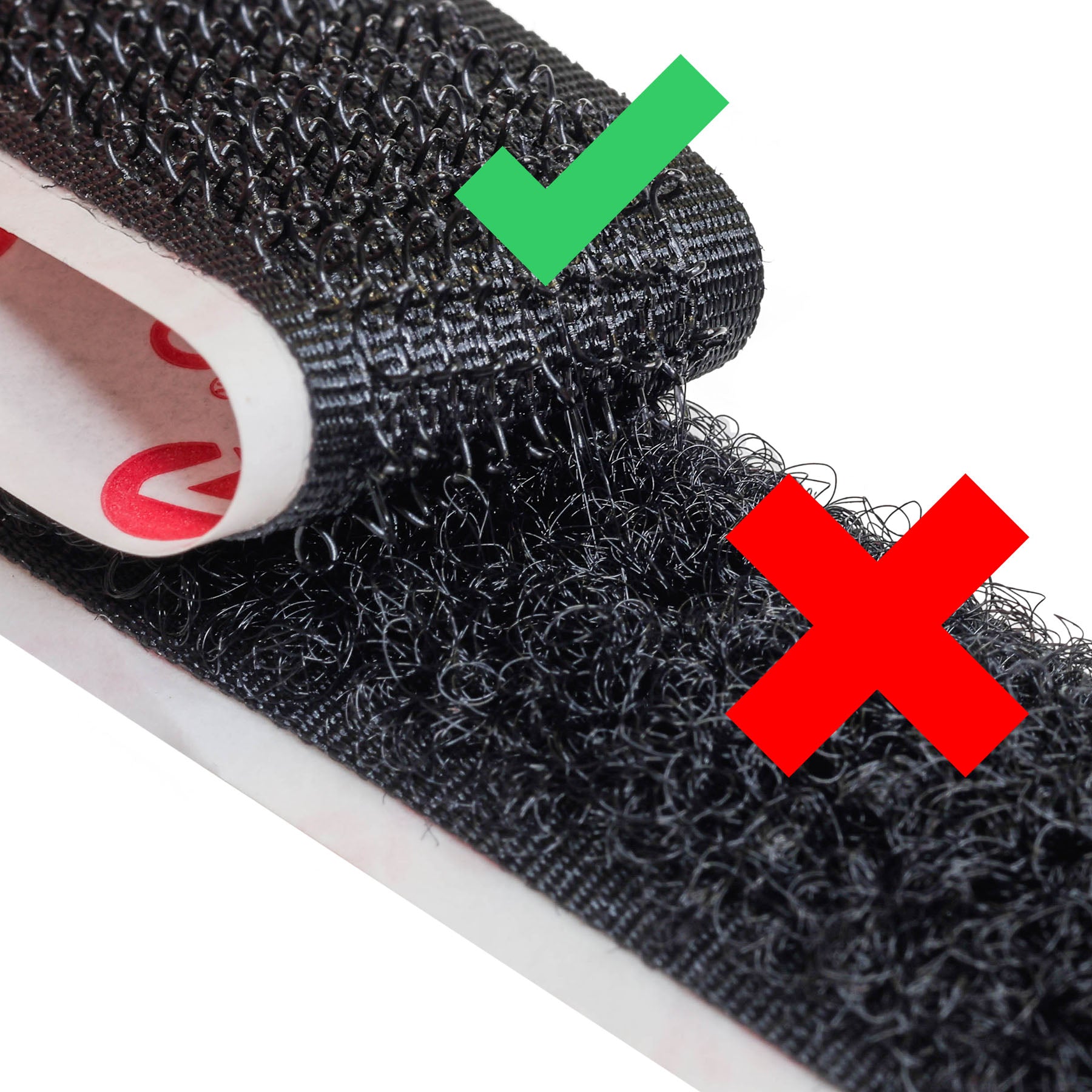 VELCRO® Självhäftande kroktejp - 25 m rulle