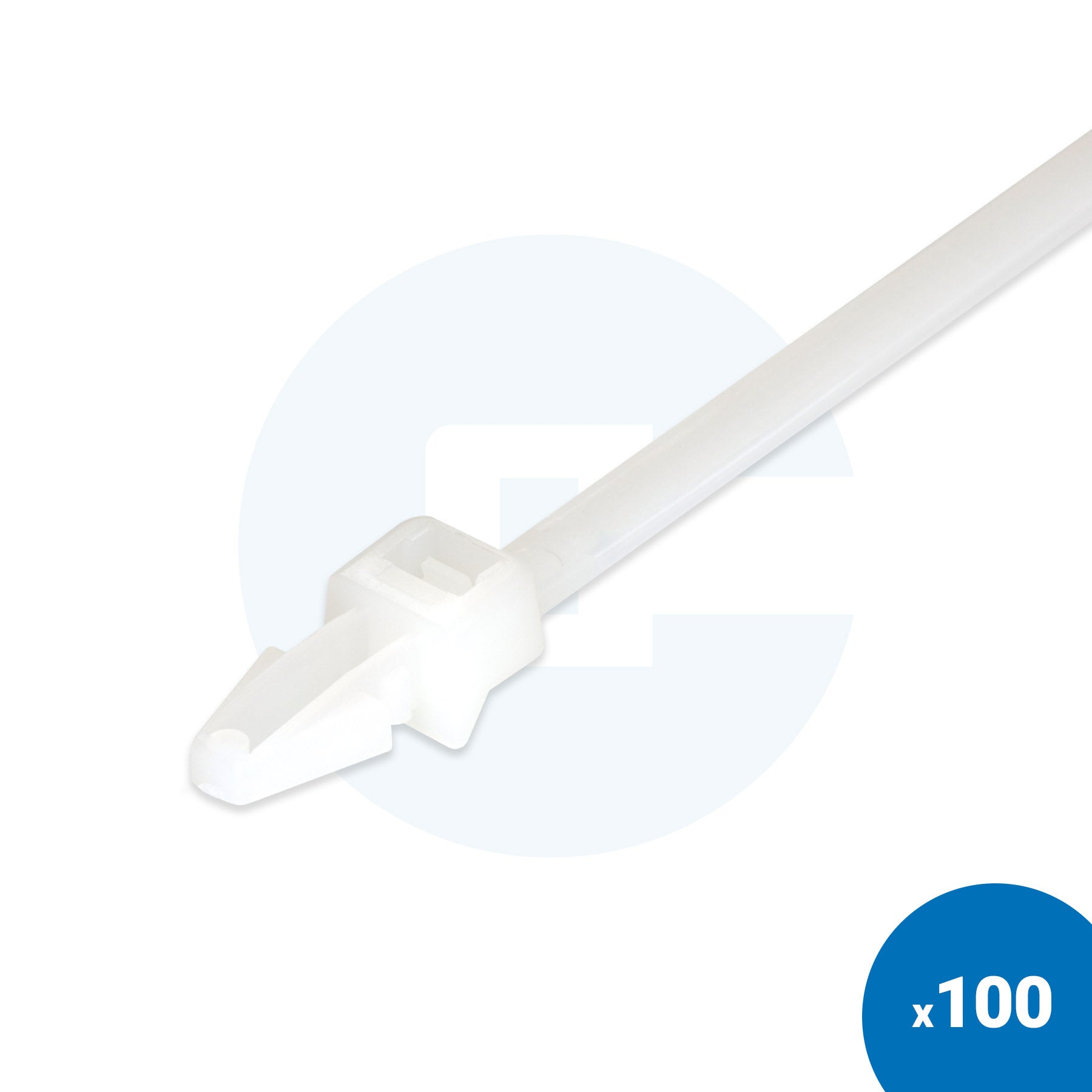 Kabelové stahovací pásky - balení po 100 kusech
