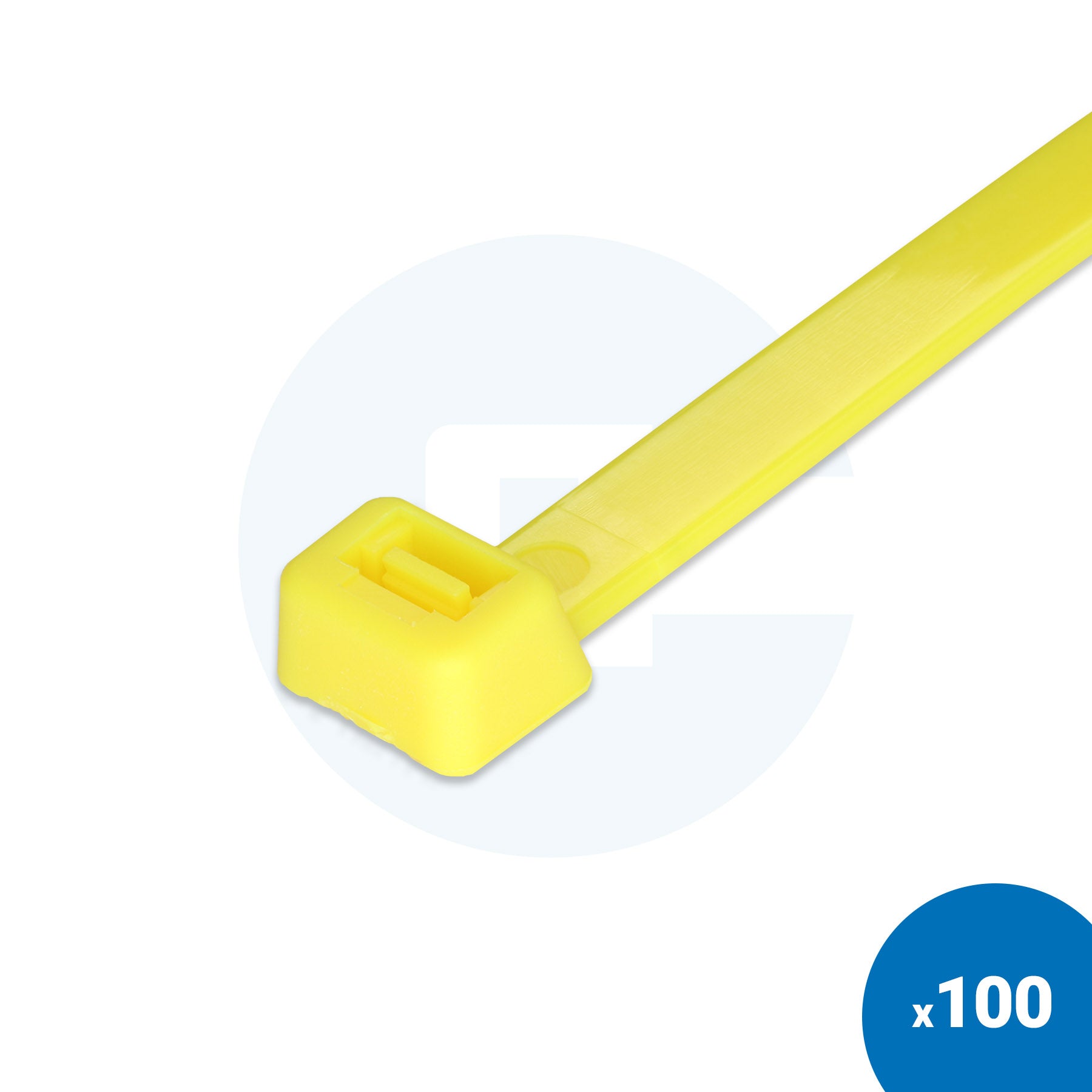 Fascette gialle neon - Confezione da 100